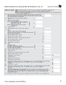 Picture of Qualified Dividends and Capital Gain Tax Worksheet 2023