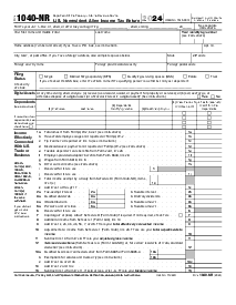 Tax Form 1040-NR 2024 - Thumbnail