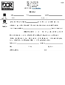 South Dakota Motor Vehicle Bill of Sale - Thumbnail