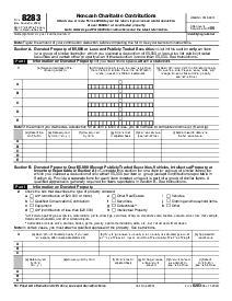 Noncash Charitable Contributions - 8283 Form - Thumbnail