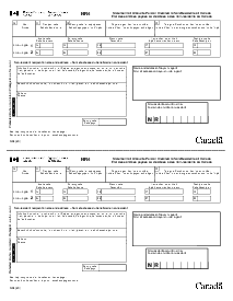 Form NR4 Statement of Amounts Paid or Credited Canada - Thumbnail