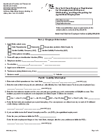 New York Form NYS-100A - Thumbnail