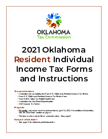 Oklahoma Income Tax Return - Form 511 - Thumbnail