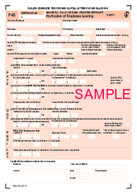 P45 Form Jamaica - Thumbnail