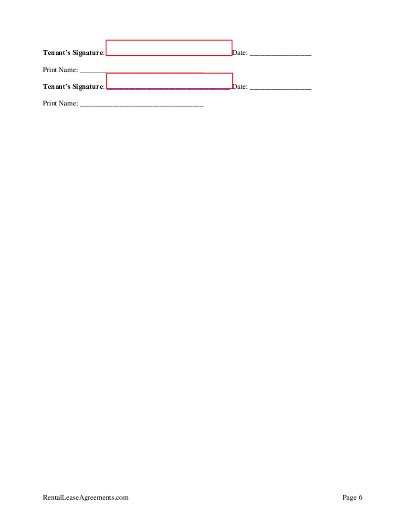 Ohio Residential Lease Agreement