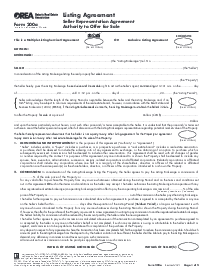 Form 200A, Listing Agreement, Authority to Offer for Sale - Thumbnail