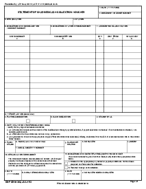 Fillable DD Form 362 - Thumbnail