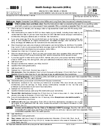 Form 8889 - Health Savings Accounts - Thumbnail