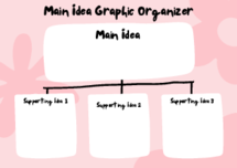 Fillable Graphic Organizer Template - Thumbnail