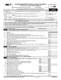 Form 990-T (2023) - Thumbnail