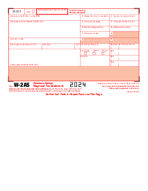 Form W-2AS - Thumbnail