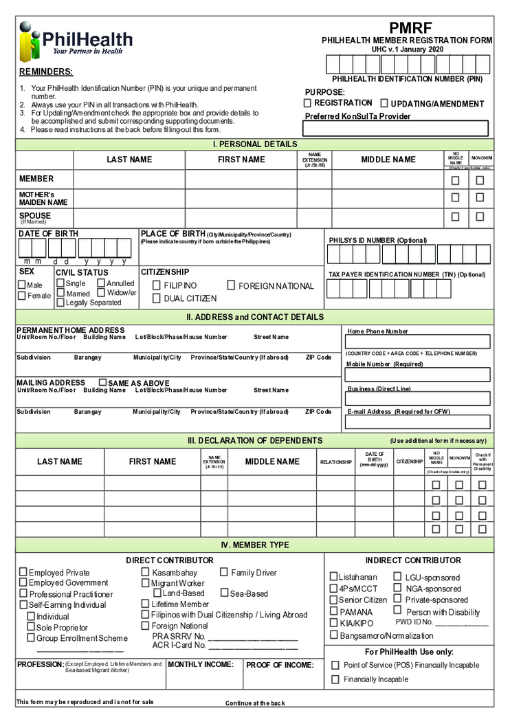 PMRF Form