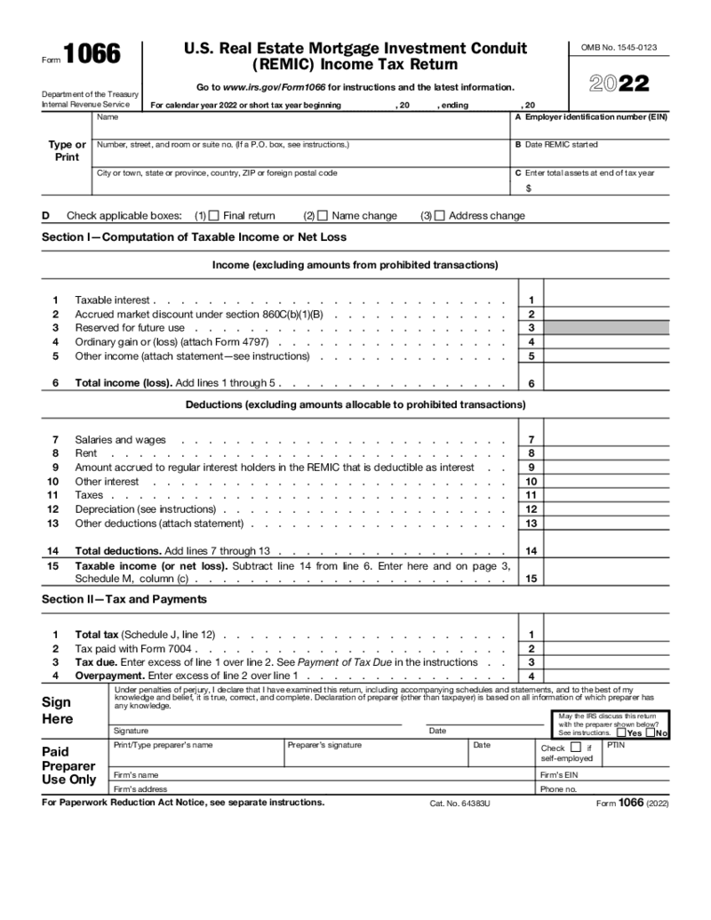 Form 1066