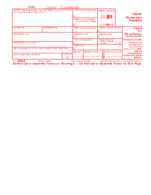 Picture of Form 1099-G (2021)