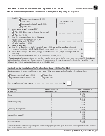 Standard Deduction Worksheet for Dependents (2023) - Thumbnail