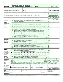 IRS Form 1040EZ - Thumbnail