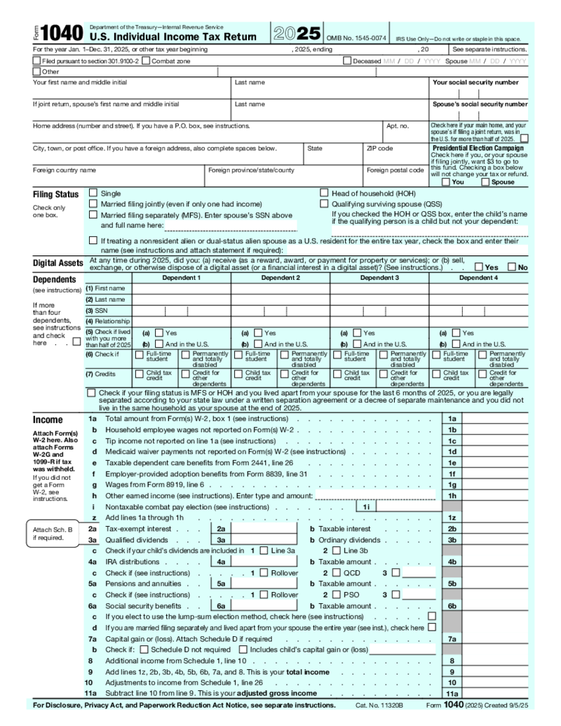 1040 Form