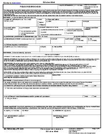 DD Form 369, Police Record Check - Thumbnail