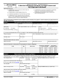 Form 433-A (OIC) - Thumbnail