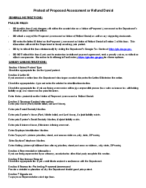 Form TSD-1, Georgia Department of Revenue - Thumbnail