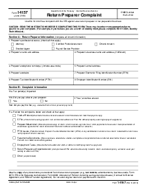IRS Form 14157 - Thumbnail