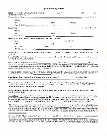 Equine Lease Agreement - Thumbnail