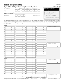 Form 941 Schedule B - Thumbnail