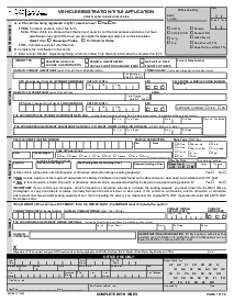 Form MV-82, Vehicle Registration Title Application - New York - Thumbnail