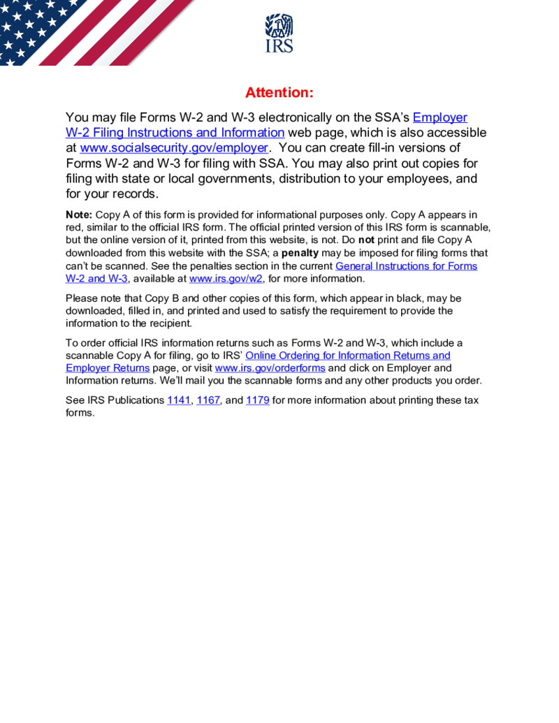 W-3 Form (2022)