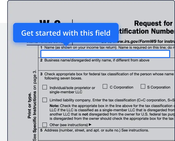 Get started with this field
