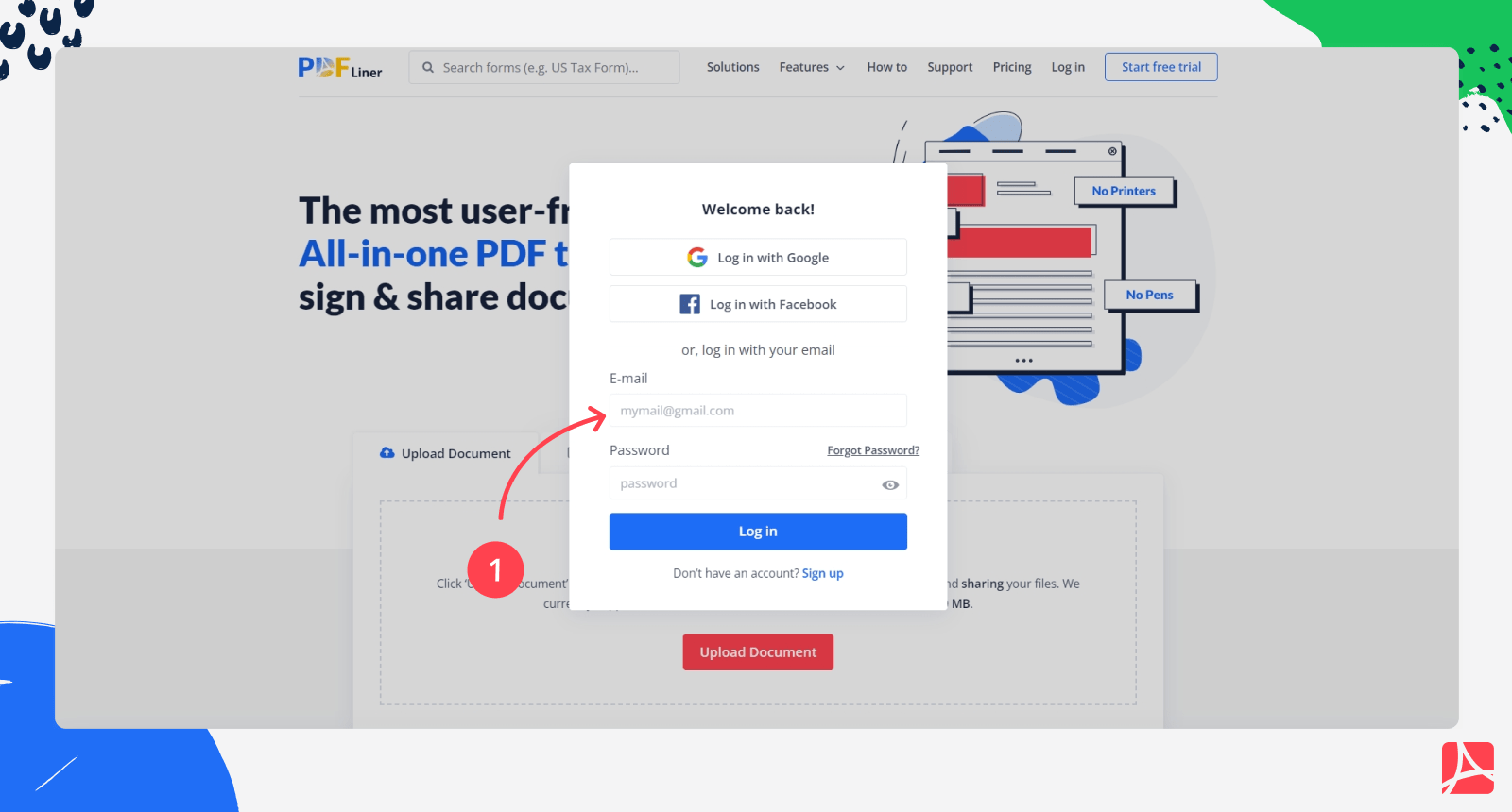 Highlight in PDF step 1 screenshot